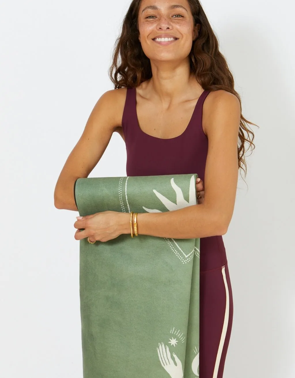 1 mm Travel Yoga Mat - Ceremony Sage