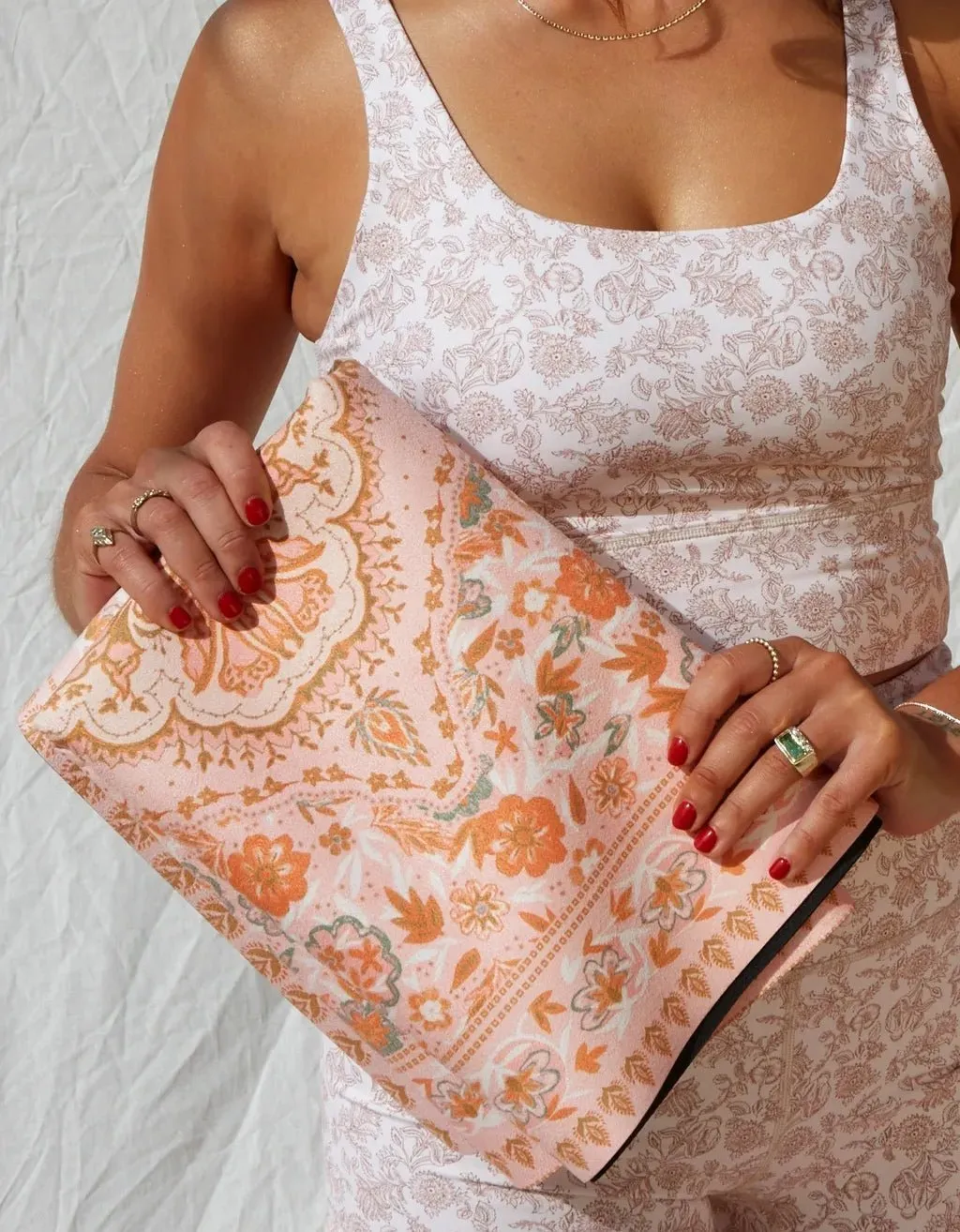 1 mm Travel Yoga Mat - Salty Peach