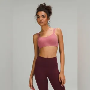1025 - Lululemon Like a Cloud Bra *Light Support, B/C CupBrier Rose- size 12