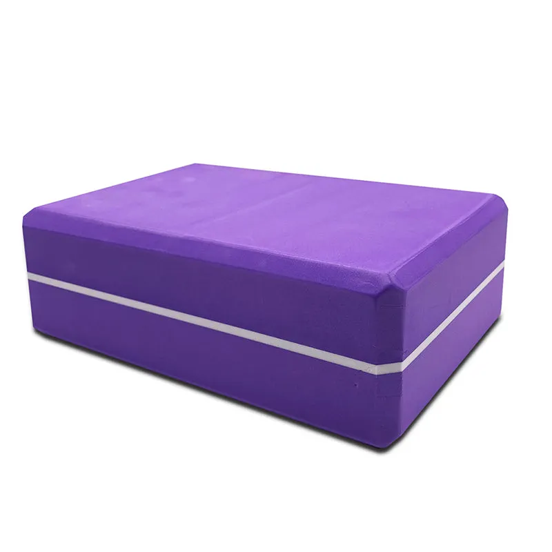 16 Colors Pilates EVA Yoga Block Brick Sports Exercise Gym Foam Workout Stretching Aid Body Shaping Health Training for women S