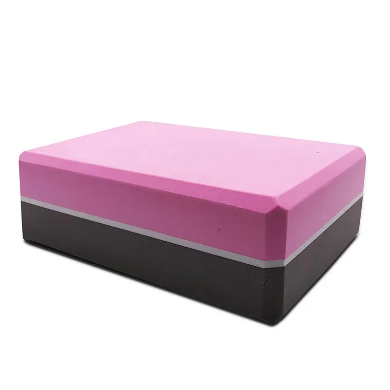 16 Colors Pilates EVA Yoga Block Brick Sports Exercise Gym Foam Workout Stretching Aid Body Shaping Health Training for women S