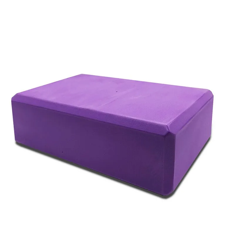 16 Colors Pilates EVA Yoga Block Brick Sports Exercise Gym Foam Workout Stretching Aid Body Shaping Health Training for women S