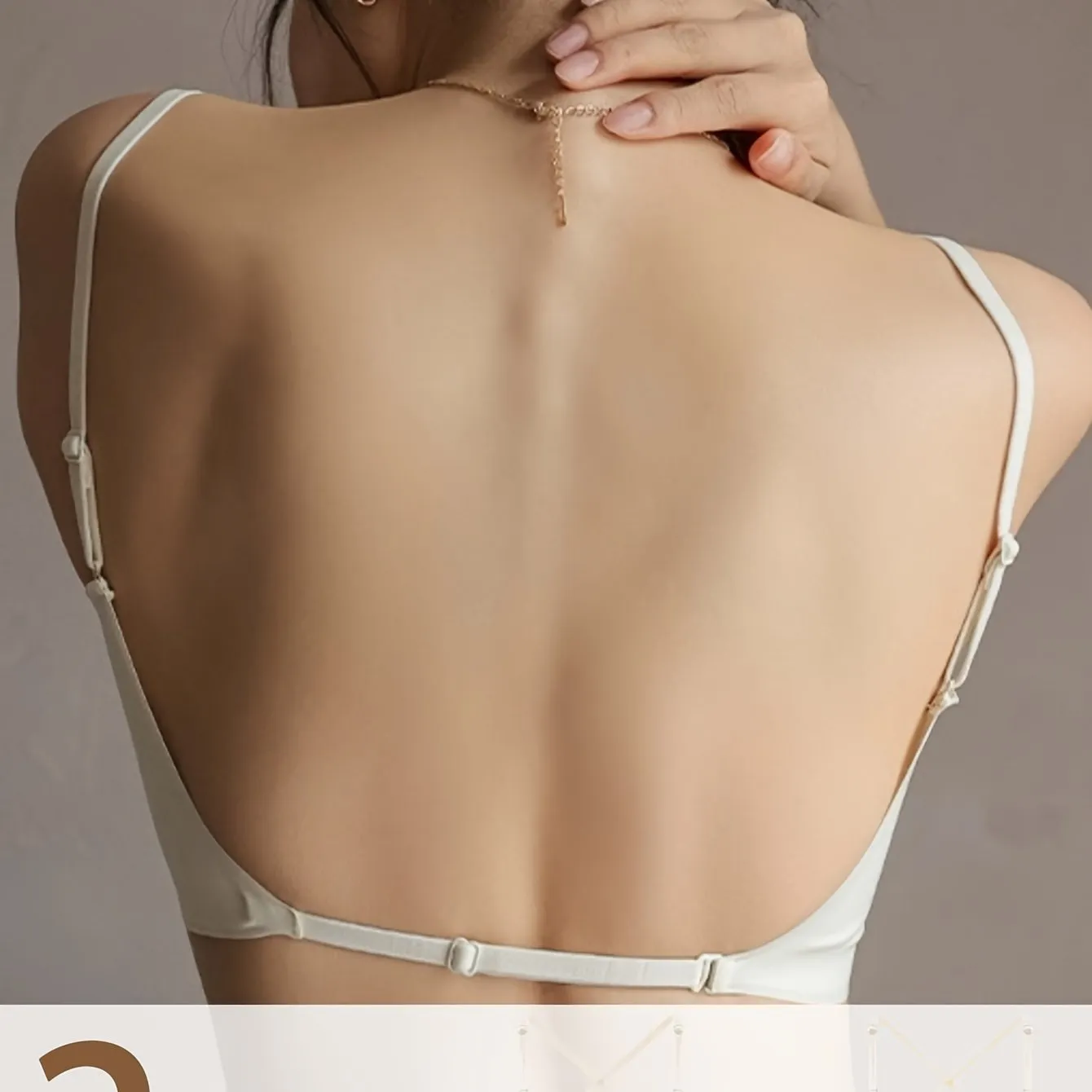 2-Pack Seamless U-Backless Sports Bras - Ultra-Breathable, Comfortable Crop Top for Yoga & Fitness