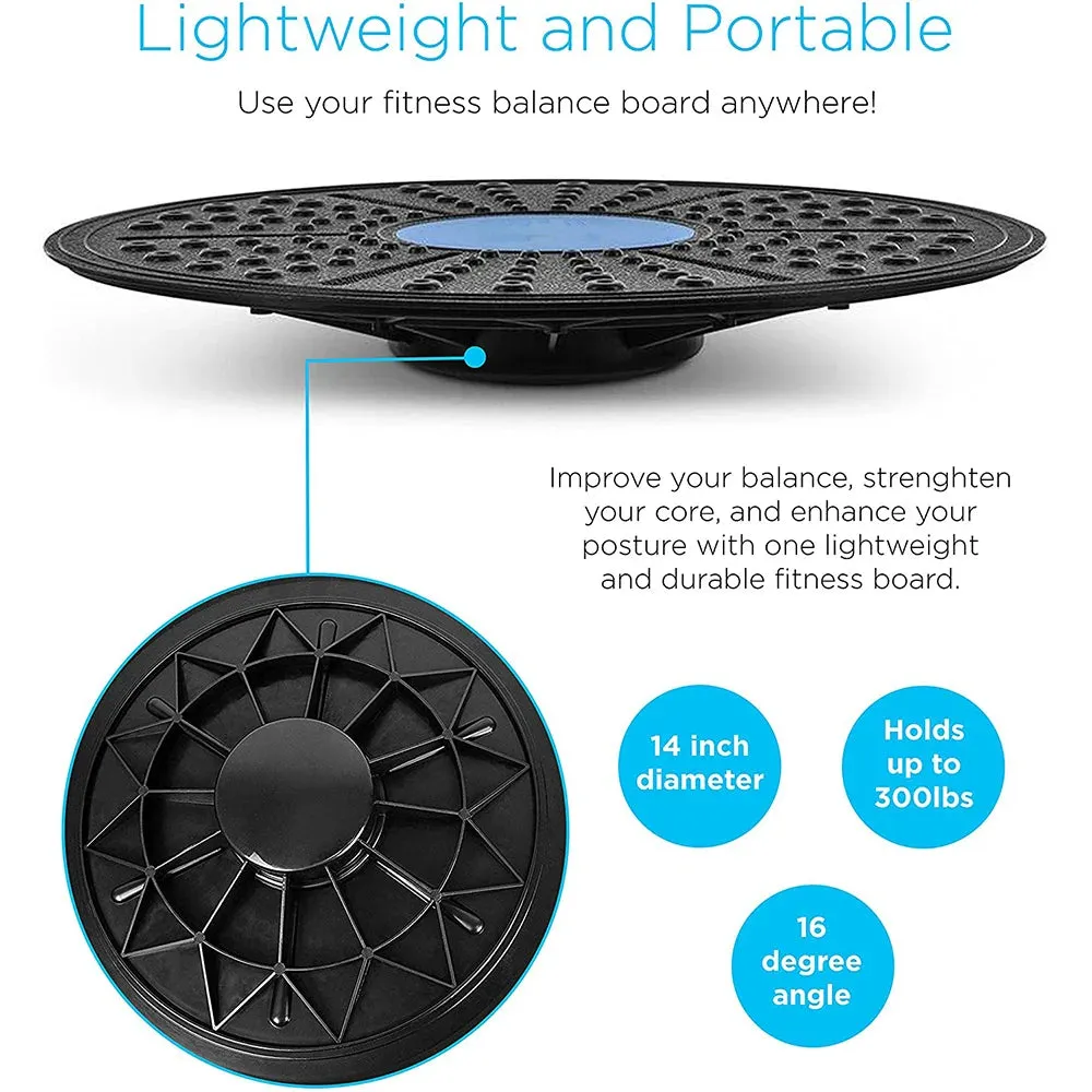 360 Degree Rotation Yoga Balance Board - Waist Twisting Exerciser