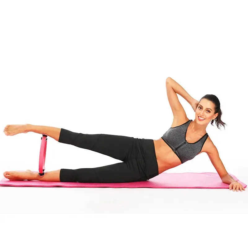 38cm Yoga Pilates Ring - Dual Exercise Circle for Home Gym Workout