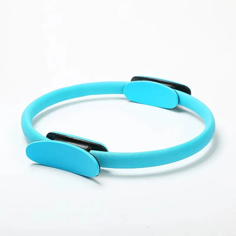 38cm Yoga Pilates Ring - Dual Exercise Circle for Home Gym Workout
