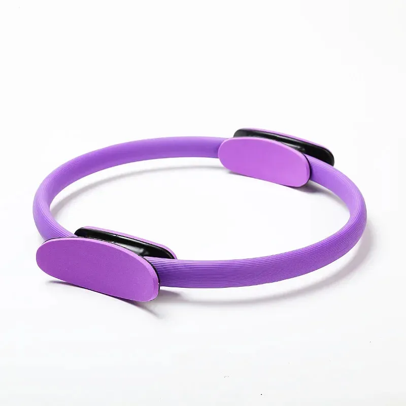 38cm Yoga Pilates Ring - Dual Exercise Circle for Home Gym Workout