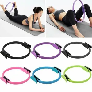38cm Yoga Pilates Ring - Dual Exercise Circle for Home Gym Workout