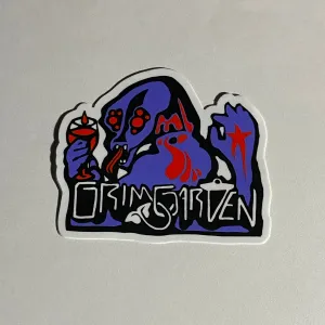 3"x2" Weatherproof Vinyl "Demon Cup" Sticker