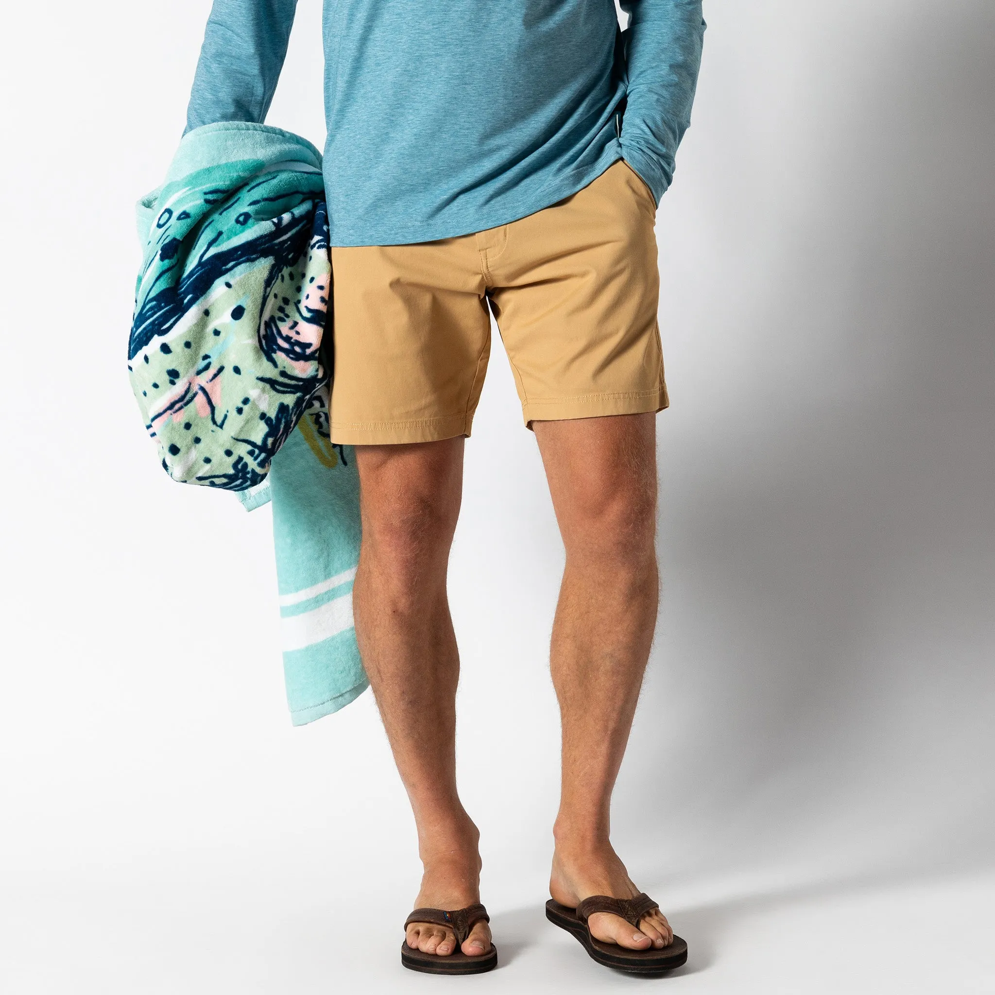 8" Harbor Performance Short - Desert Sand