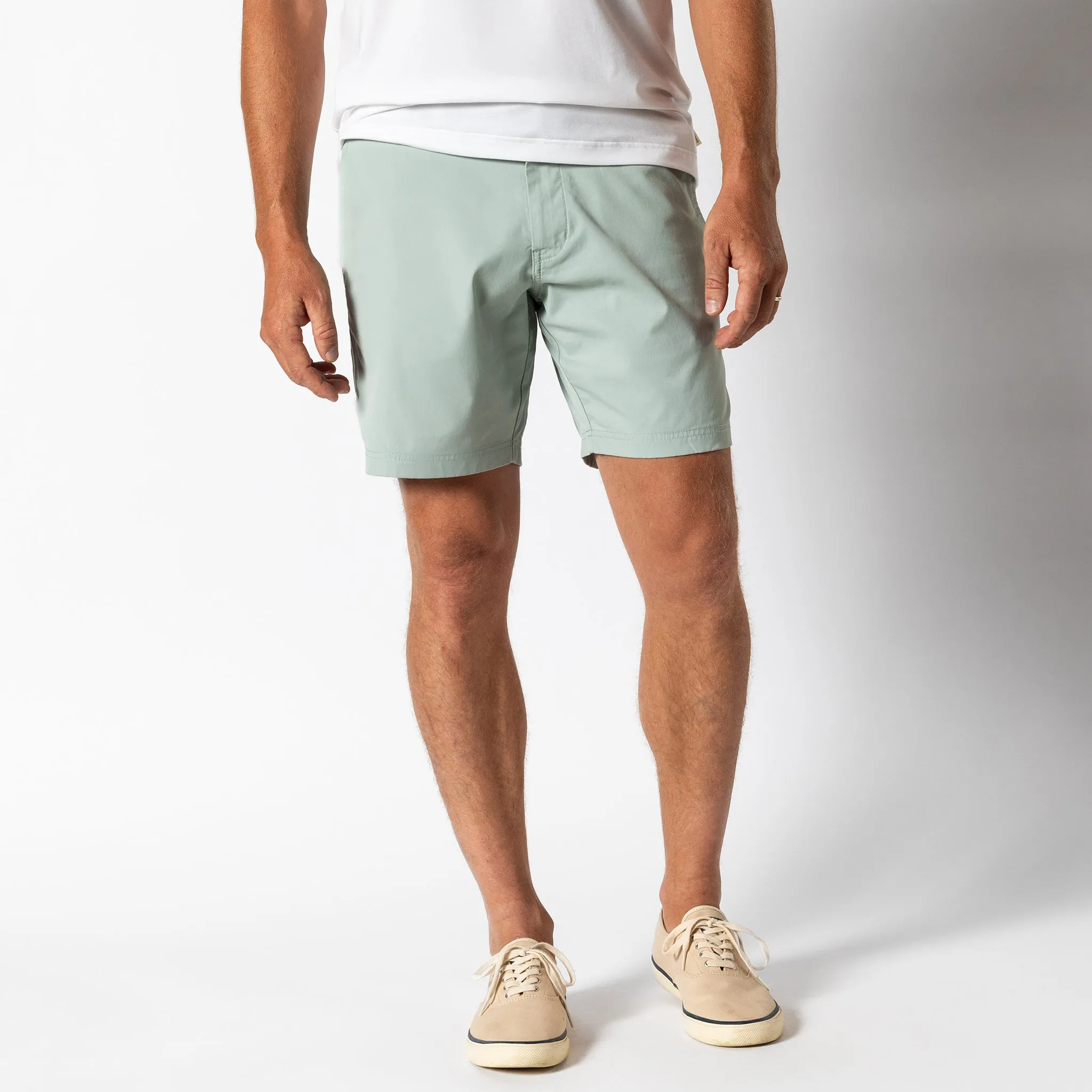 8" Harbor Performance Short - Shadow Green