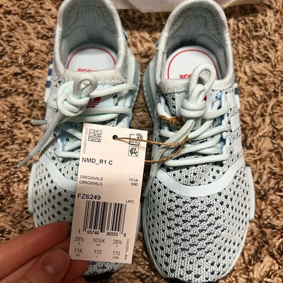 Adidas little girls sneakers. Brand New. In Box. Never worn. With tags.