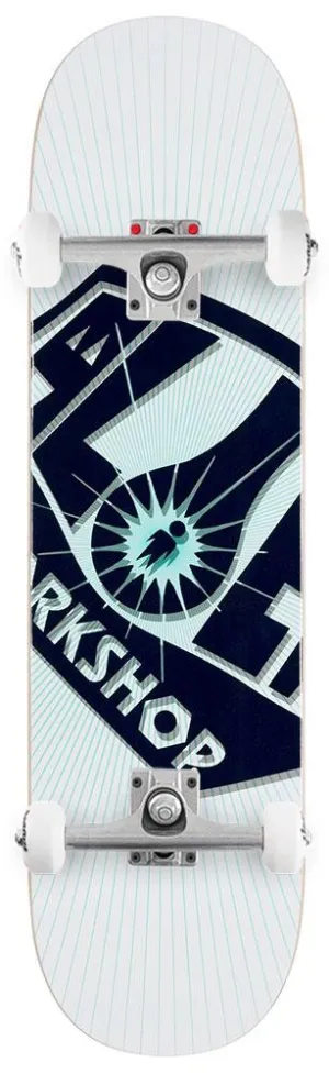 Alien Workshop OG Burst White / Natural x Venom Custom Complete Skateboard - 7.75"
