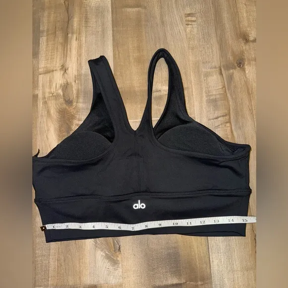 Alo Yoga Wild Thing Bra NWT Black Size XL