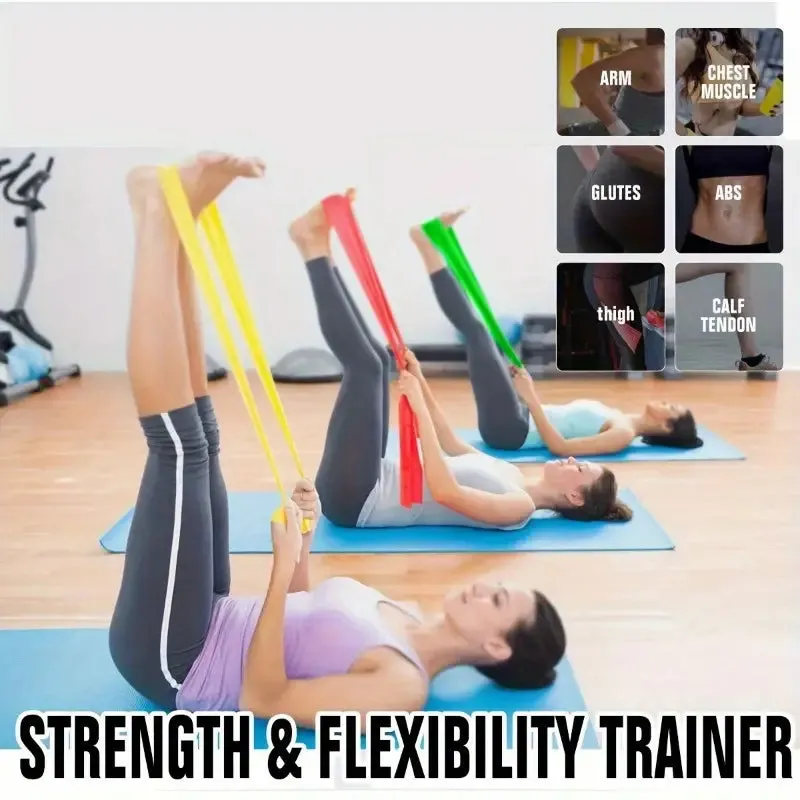 ALYV Loop Resistance Band Heavy Bands Workout Stertching Yoga Fitness Band | 40 - 60 Kgs (Pack of 1 | Green)
