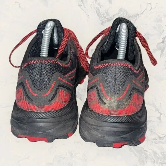 ASICS Gel Excite Trail Graphite Grey Electric Red Hiking Shoes Men’s Size 8