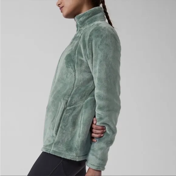 ATHLETA Double Cozy Karma Recover Full Zip in Minimalistic Gray XS