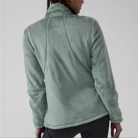 ATHLETA Double Cozy Karma Recover Full Zip in Minimalistic Gray XS