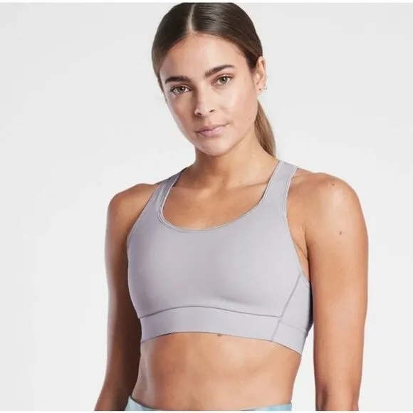 Athleta Hustle Bra Muted Lilac 34D/DD