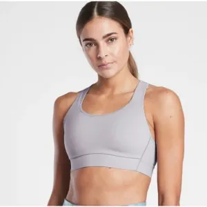 Athleta Hustle Bra Muted Lilac 34D/DD