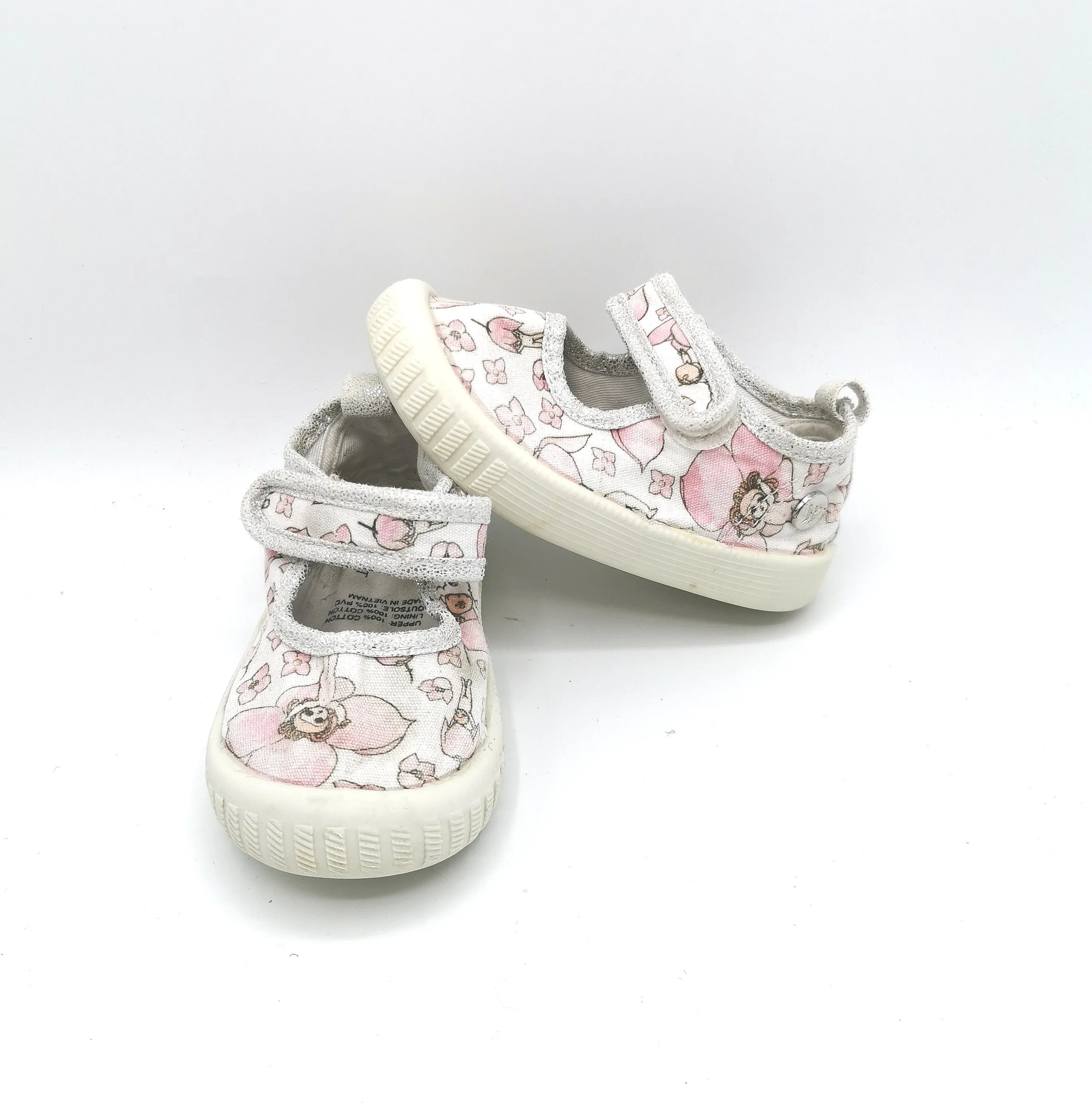 BABY GIRL SIZE 5 TODDLER - MAY GIBBS X WALNUT Velcro Mary Jane Shoes GUC B2