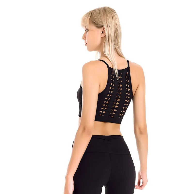 Back Zipper Yoga Suit - Fitness Exercise Outfit for Women