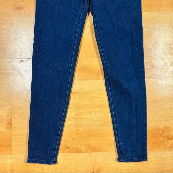Betabrand Dark Wash Skinny-Leg 4-Pocket Yoga Denim Womens Size L Long