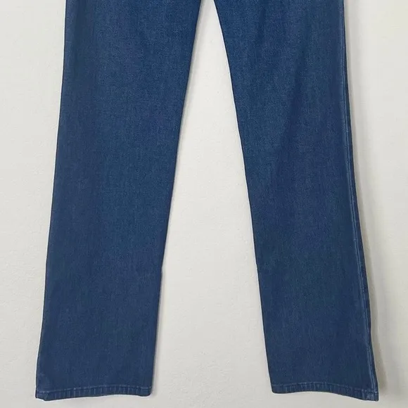 Betabrand Straight-Leg 4-Pocket Pull-On Yoga Denim Jeans
