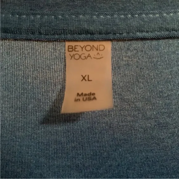 Beyond Yoga Featherweight Out &amp; About Ruffle Dress Wayfinder Blue Wave XL