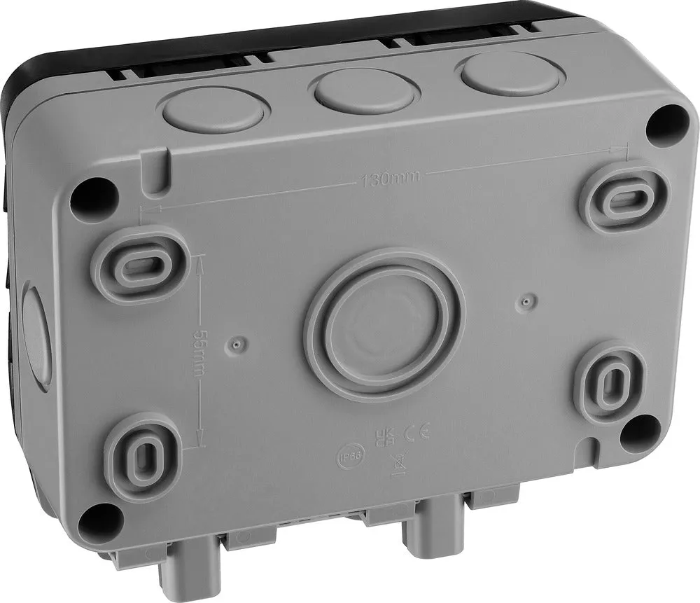 BG WP23TM24-02 Weatherproof Nexus Storm 13A 1G Switched Socket Time Controlled