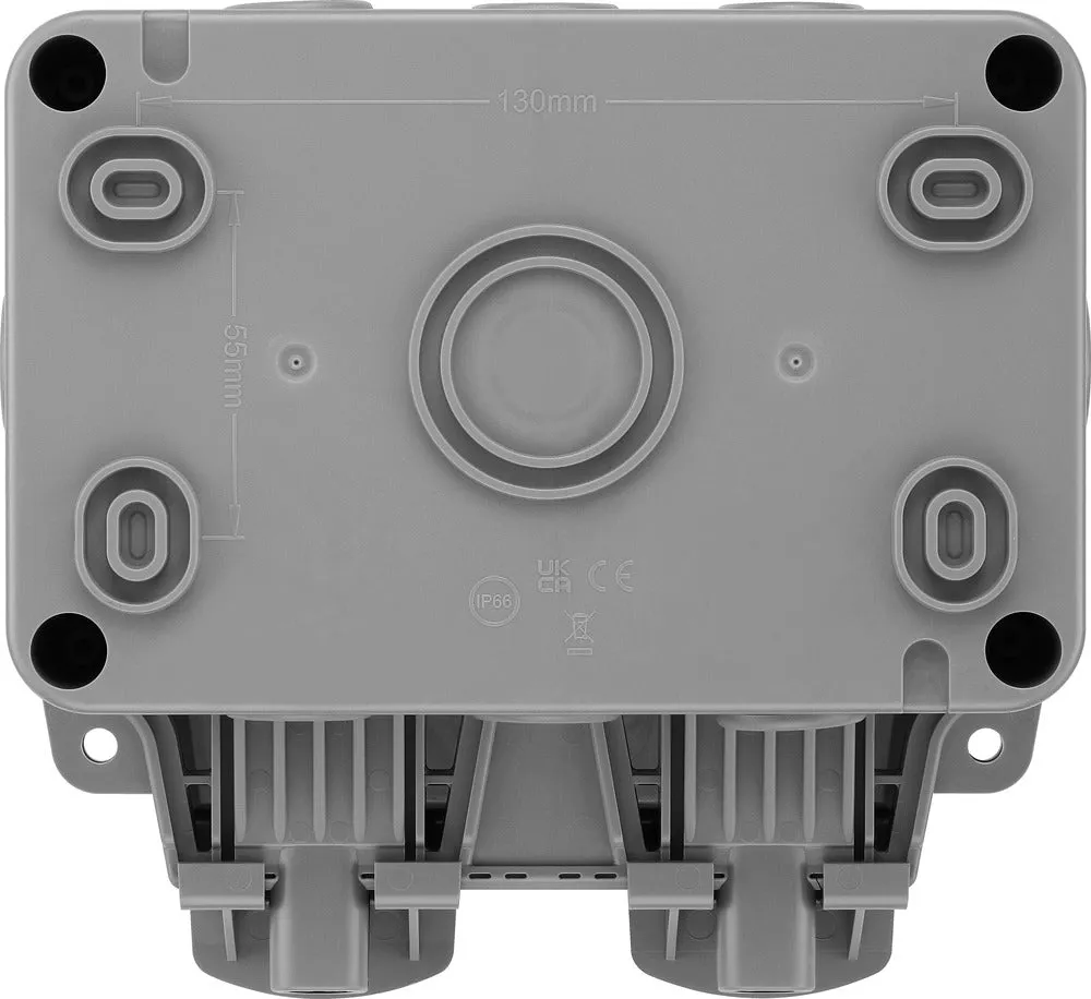 BG WP23TM24-02 Weatherproof Nexus Storm 13A 1G Switched Socket Time Controlled