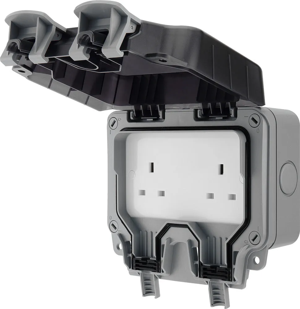 BG WP24-02 Weatherproof Nexus Storm 13A 2G Unswitched Socket