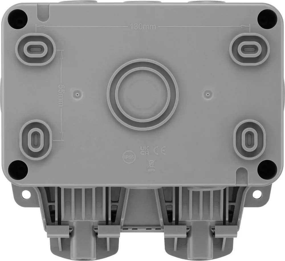 BG WP24-02 Weatherproof Nexus Storm 13A 2G Unswitched Socket