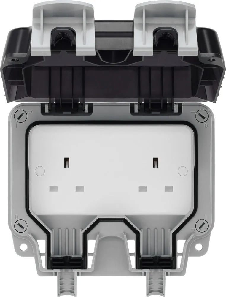 BG WP24-02 Weatherproof Nexus Storm 13A 2G Unswitched Socket