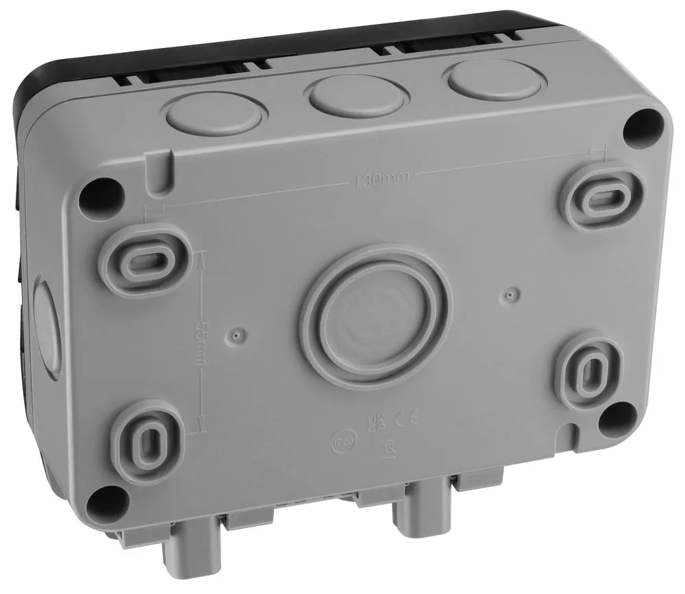 BG WP24-02 Weatherproof Nexus Storm 13A 2G Unswitched Socket
