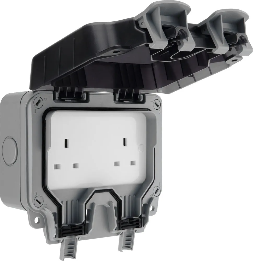 BG WP24-02 Weatherproof Nexus Storm 13A 2G Unswitched Socket
