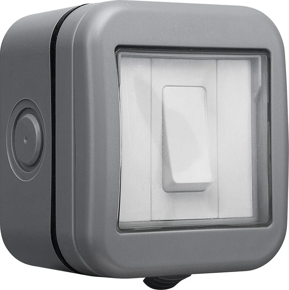BG WPB12 Weatherproof IP55 10AX 1G 2-Way Switch