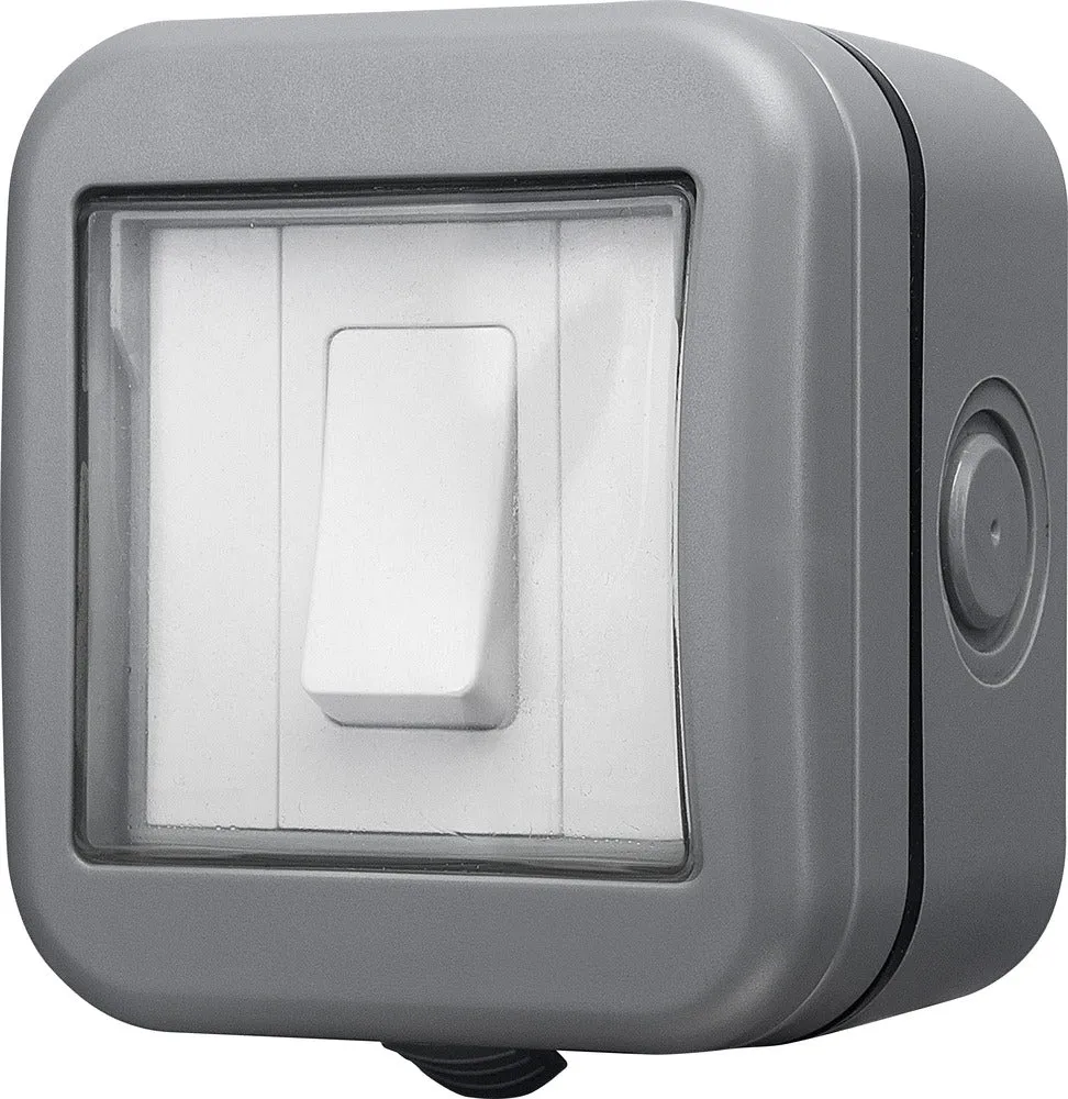 BG WPB12 Weatherproof IP55 10AX 1G 2-Way Switch
