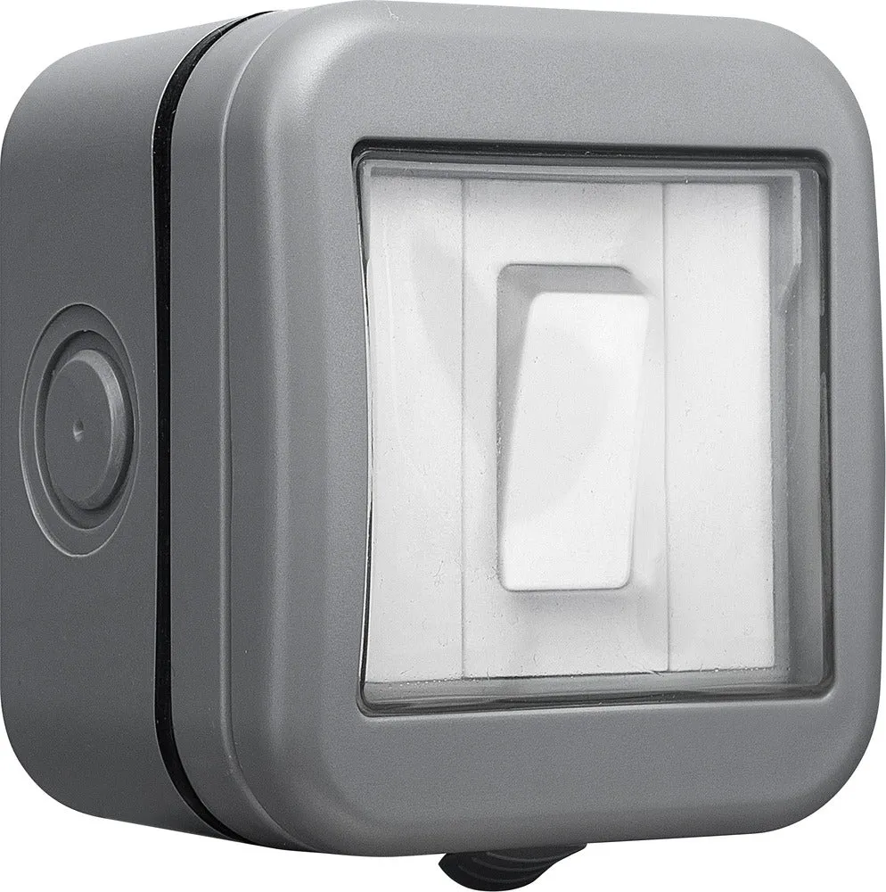 BG WPB12 Weatherproof IP55 10AX 1G 2-Way Switch