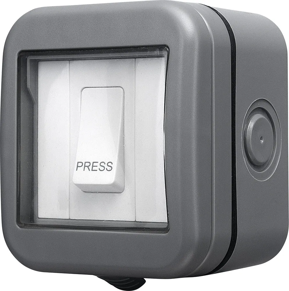 BG WPB14 Weatherproof IP55 1G Bell Push Switch