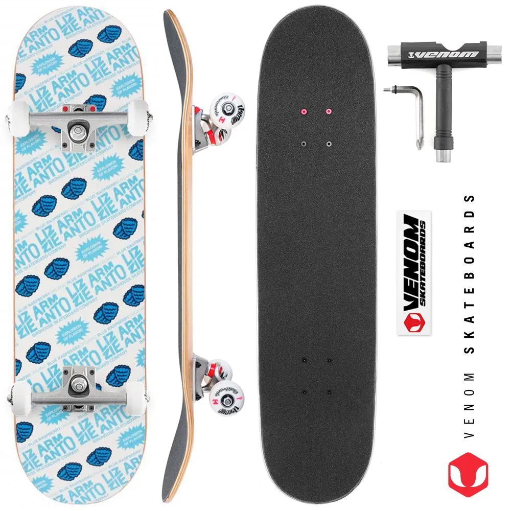 Birdhouse Pro Lizzie Blue Razz Custom Complete Skateboard - 8.25"