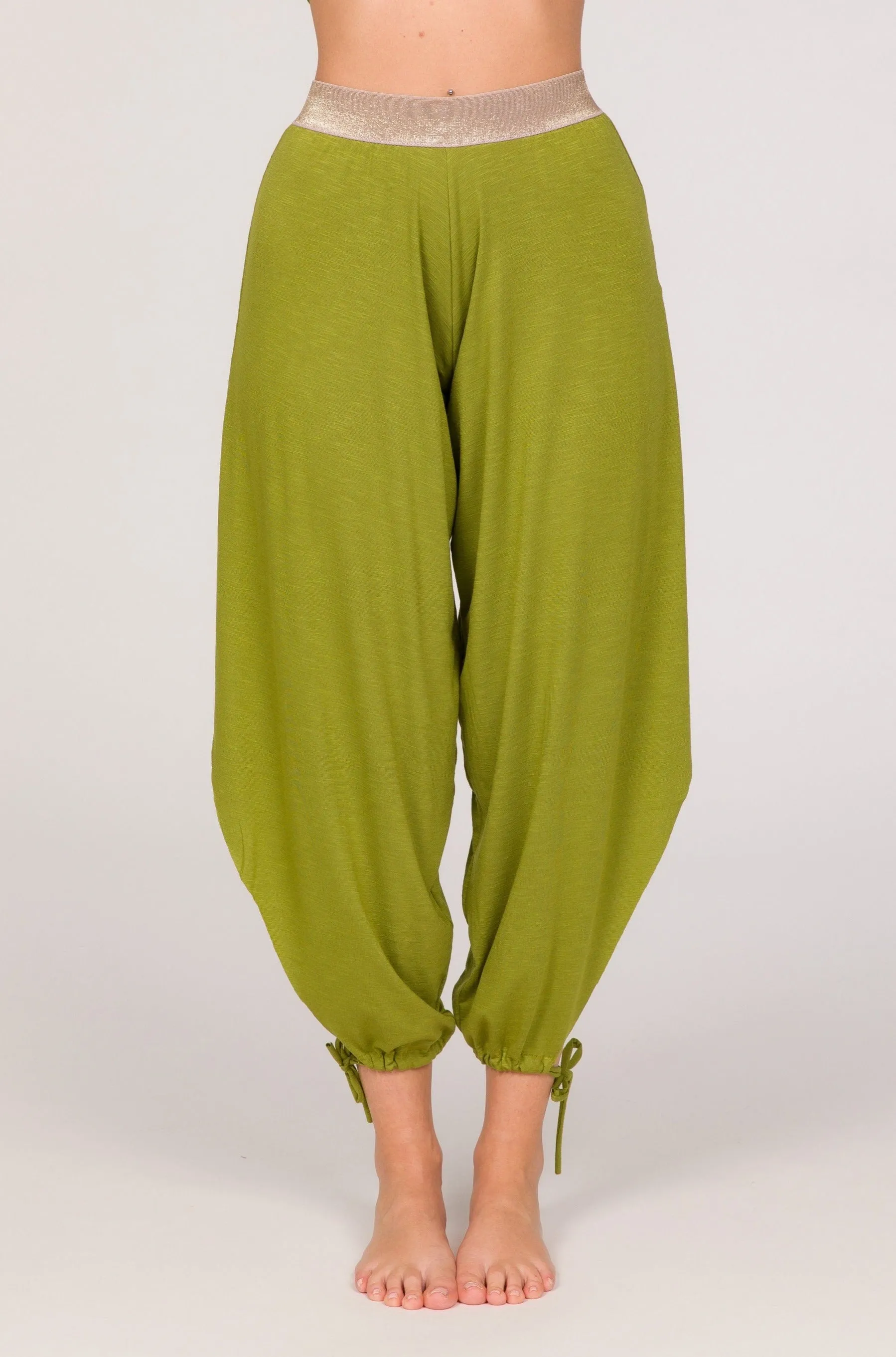 Boho Harem Pants - Green