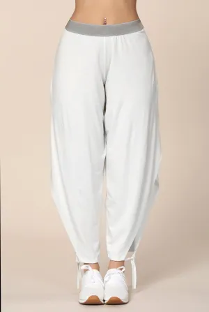 Boho Harem Pants - White