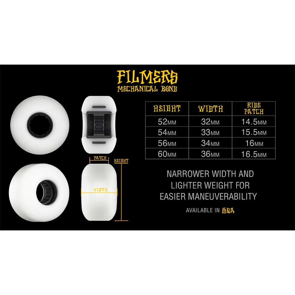 Bones - Filmers 56MM 80A ATF Skateboard Wheels