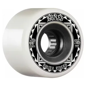 Bones - Rough Riders Runners White 56MM 80A ATF Skateboard Wheels