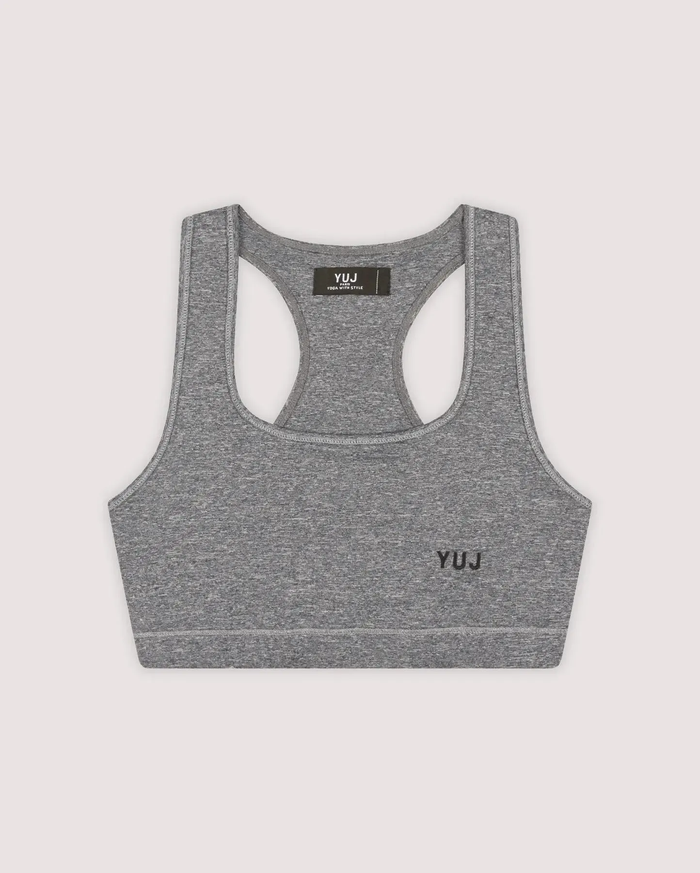 Brassière de yoga gris chiné AJNA