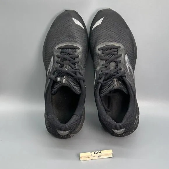Brooks Adrenaline GTS 20 Men's 12.5 Athletic Sneakers Running Shoes Triple Black