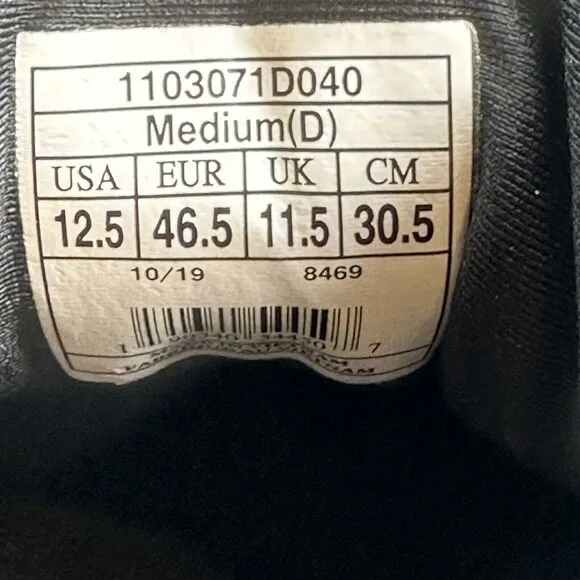 Brooks Adrenaline GTS 20 Men's 12.5 Athletic Sneakers Running Shoes Triple Black