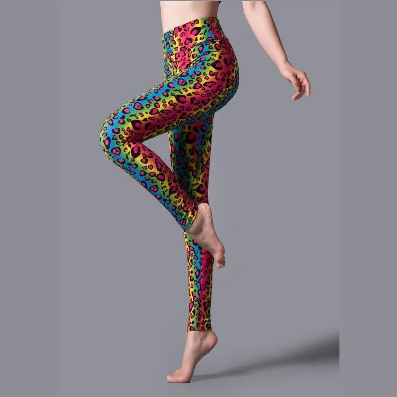 Brushed Printed High Waist Pants Yoga Leggings trendy