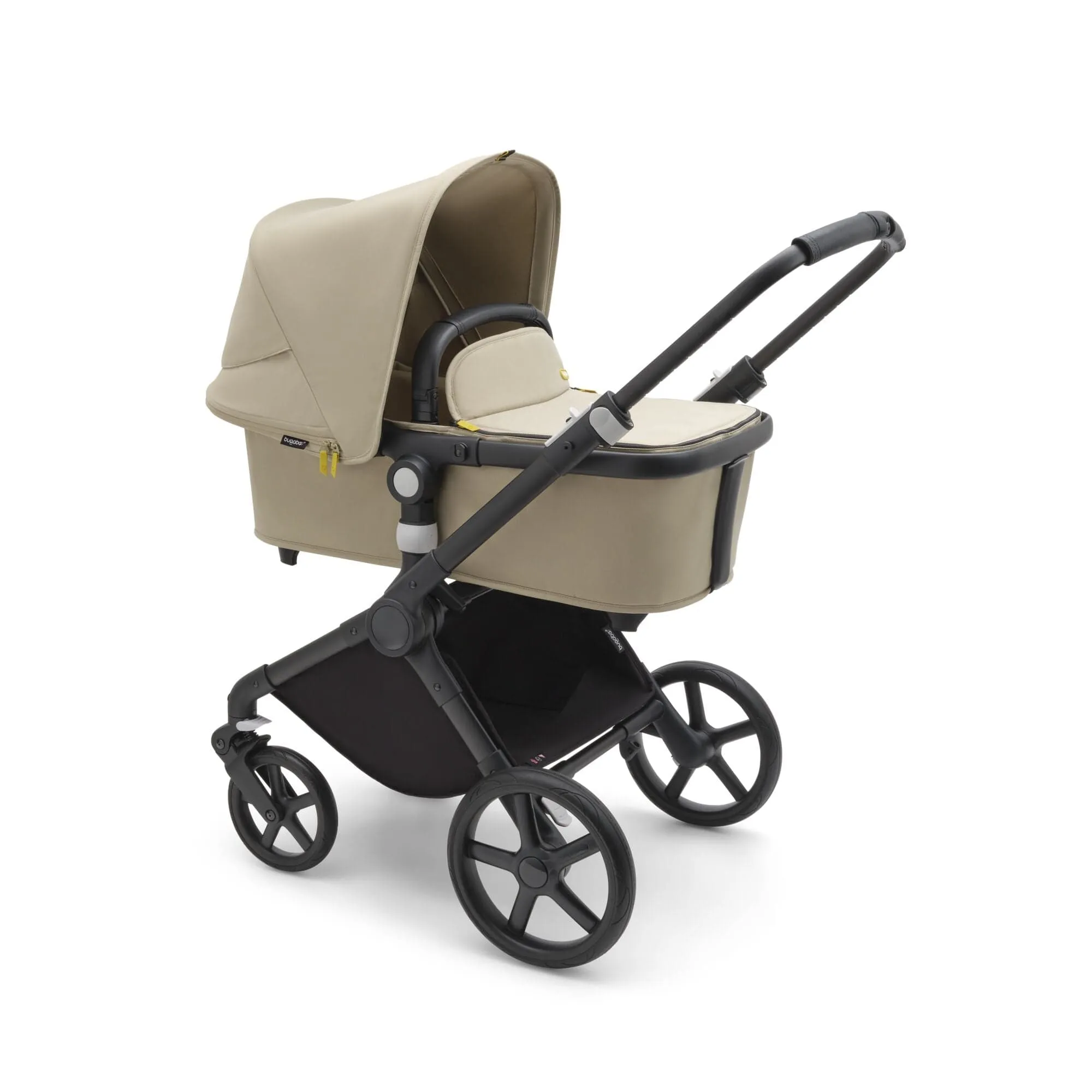 Bugaboo Fox Cub Aton B2 Travel System - Black/Desert Beige